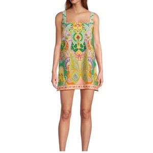 Colorful Patterned Sleeveless Dress